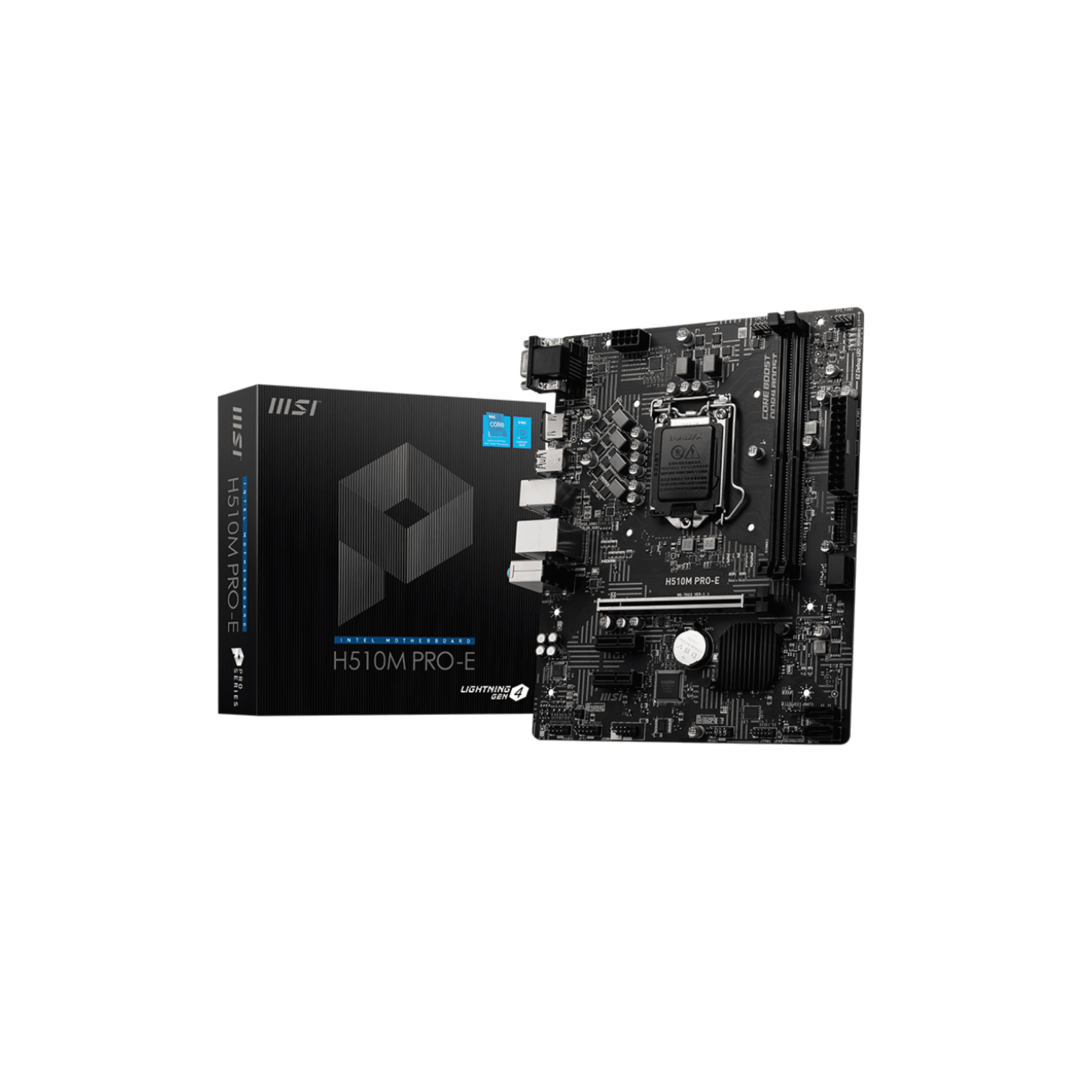 MSI H510M Pro-E LGA1200 mATX Motherboard MSI H510M Pro-E LGA1200 mATX Motherboard